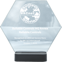 BACnet International 2014 Leaders of the Pack Awards - Recognition Plaques
